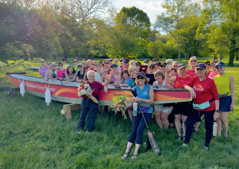 PFP celebrates Sarah West, the namesake of our new 10-person dragon boat.